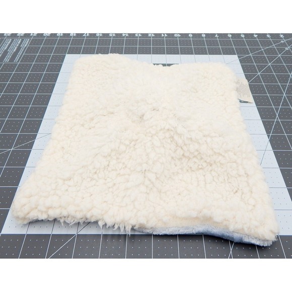 Mon Lapin Blue Elephant Star Pattern Lovey Security Blanket Plush Sherpa 11 Inch - Picture 7 of 10